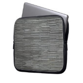 Grijs Laptop Sleeve (Voorkant Links)