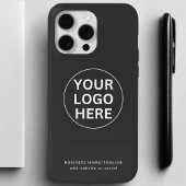 Grijs Logo Professioneel Zakelijk Merken Case-Mate iPhone Case