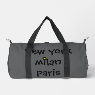 Grijs Londen Milaan Ibiza Duffle Travel Gym Bag Plunjezak