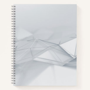 Grijs Low-Poly Bullet Journal / Lined Notitieboek