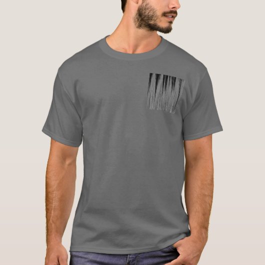 Grijs man T-shirt in grijze stijl (Voorkant)