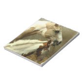 Grijs Notitieblok van het paard Eventing (Gedraaid)