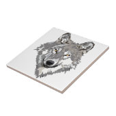 Grijs ontwerp tegeltje (Zijkant)