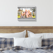 Grijs Onze Grootouders Foto met Kleinkinderen Canvas Afdruk (Insitu (Slaapkamer))
