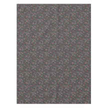 Grijs & oranje bloemmotief subtiele cute boho stij