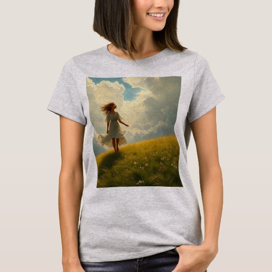 GRIJS OVERHEMD T-SHIRT (Voorkant)