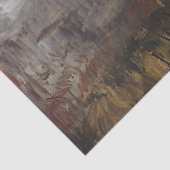 Grijs Paard met uitzicht op rivier schilderij Deco Tissuepapier (Detail)