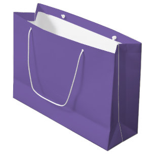 Grijs paars groot cadeauzakje