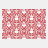 grijs patroon inpakpapier vel (Voorkant 3)