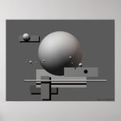 Grijs Poster (Voorkant)