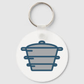 Grijs Pot Sleutelhanger (Voorkant)