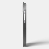 Grijs roestvrij staal Case-Mate iPhone case (Achterkant / Links)