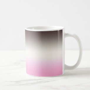 Grijs roze Ombre Koffiemok