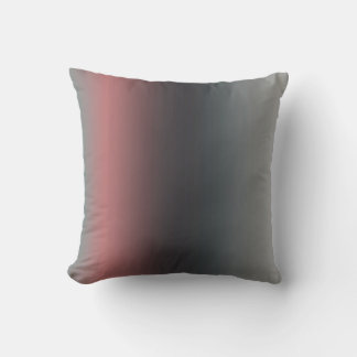 Grijs, roze, zwarte gradiënt, Ombre. Kussen