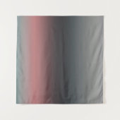 Grijs, roze, zwarte gradiënt, Ombre. Wandkleed (Voorkant)