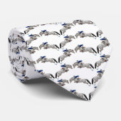 Grijs Show Jumper Horse Stropdas (Opgerold)