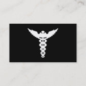 grijs staal ANESTHESIOLOGIST Visitekaartje (Achterkant)