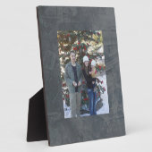 Grijs Suède Fotoplaat (Zijkant)