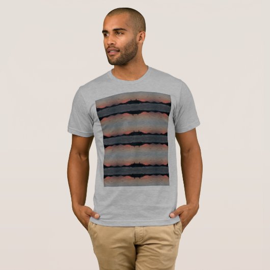 Grijs T-shirt met licht gewicht en design. TS 101 (Voorkant volledig)