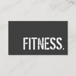 Grijs Trendy Personal Trainer Stylish Visitekaartj Visitekaartje