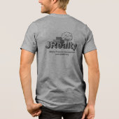 Grijs Tri-Blend Shirt (Achterkant)