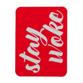 Grijs verlof Woke Magneet (Verticaal)