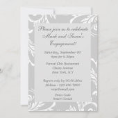 Grijs verloving ter gelegenheid van de witte verja kaart (Voorkant)