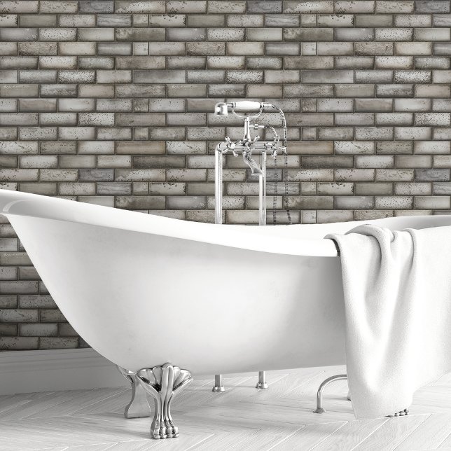 Grijs verweerde baksteen behang (Creator heeft geüpload)