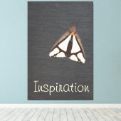 grijs vet insect canvas afdruk (Insitu (Houten vloer))