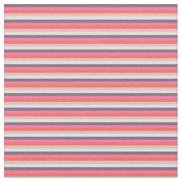 Grijs, warm roze, rood, lichtroze en lavender stre stof