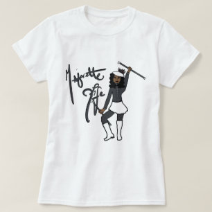 Grijs Wit Draai Meisje T-Shirt