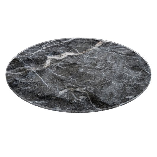 Grijs Wit Geaderd Steen Oppervlak Snijplank (Hoek)