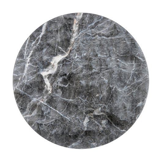 Grijs Wit Geaderd Steen Oppervlak Snijplank (Voorkant)