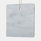 grijs wit marmer keramisch vierkant Ornament (Links)
