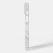Grijs Wit Marmeren Patroon iPhone / Android Case-Mate iPhone Case (Achterkant / Links)