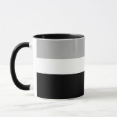 Grijs Wit Zwart Kleuren Stijl Design Mok (Links)