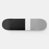 Grijs Wit Zwart Kleuren Stijl Design Skateboard (Horizontaal)