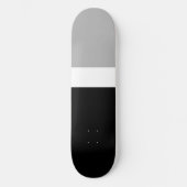 Grijs Wit Zwart Kleuren Stijl Design Skateboard (Voorkant)