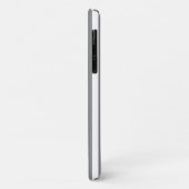 Grijs-witte candy strepen Case-Mate iPhone case (Achterkant/links)
