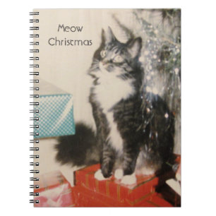 Grijs Witte Kat Notitieboek