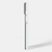 Grijs-witte snoepstrepen Case-Mate iPhone case (Achterkant / Links)