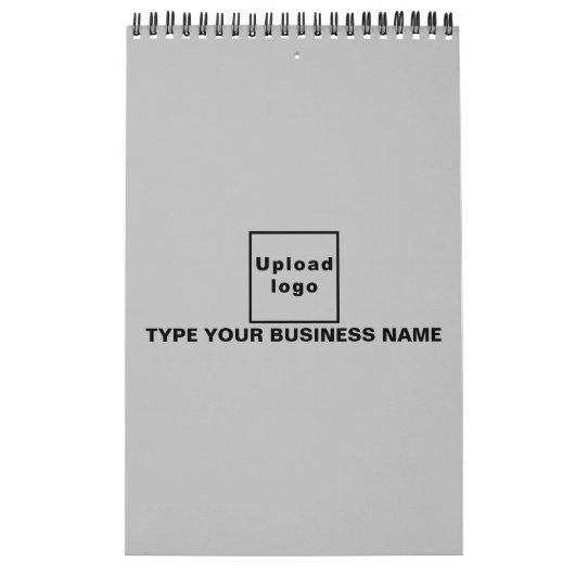 Grijs Zakelijk Merk op Agenda Kalender (Hoes)