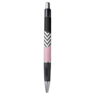 Grijs zigzag, Grijze Chevron, Zigzag Pattern, Roze Pen