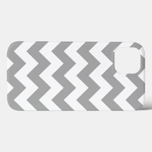 Grijs Zigzag Patroon Case-Mate iPhone Case (Achterkant (horizontaal))