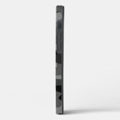 Grijs Zwart Camo Case-Mate iPhone Case (Achterkant / Links)