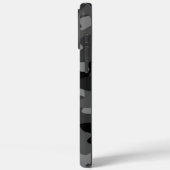 Grijs Zwart Camo Case-Mate iPhone Case (Achterkant / Links)