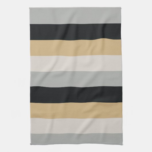 Grijs, Zwart en Tan Theedoek (Verticaal)