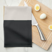 Grijs, Zwart en Tan Theedoek (Quarter Fold)