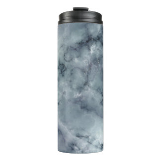 Grijs Zwart Goud Rook Marmer Thermische Tumbler Thermosbeker