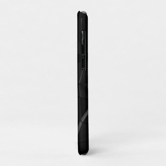 Grijs zwart ontwerp Case-Mate iPhone case (Achterkant/links)
